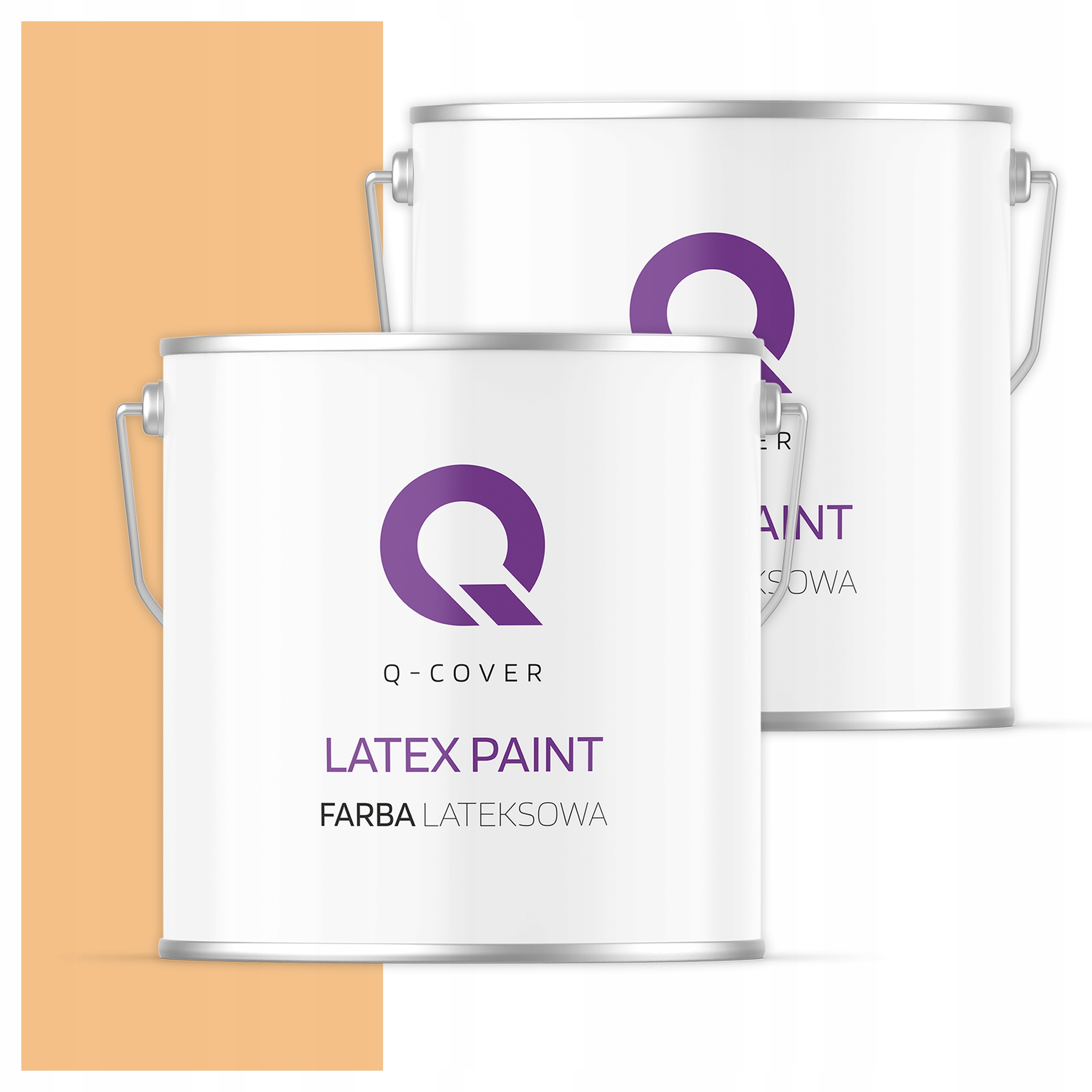 Latexová vnútorná stropná farba 5L Hlboká matná farba Oranžová Jasná