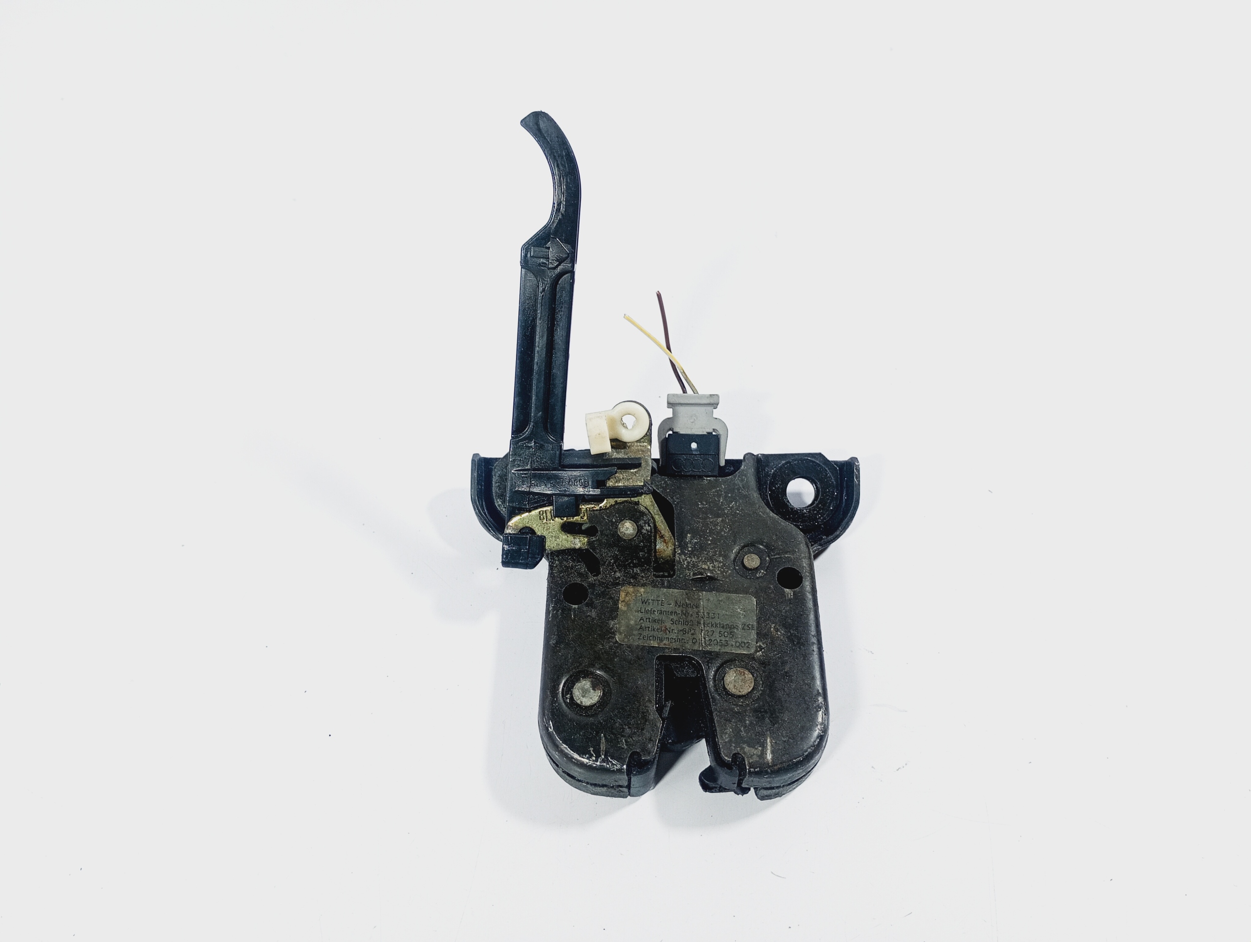lock bonnet boot rear part SKODA Fabia II 06-14