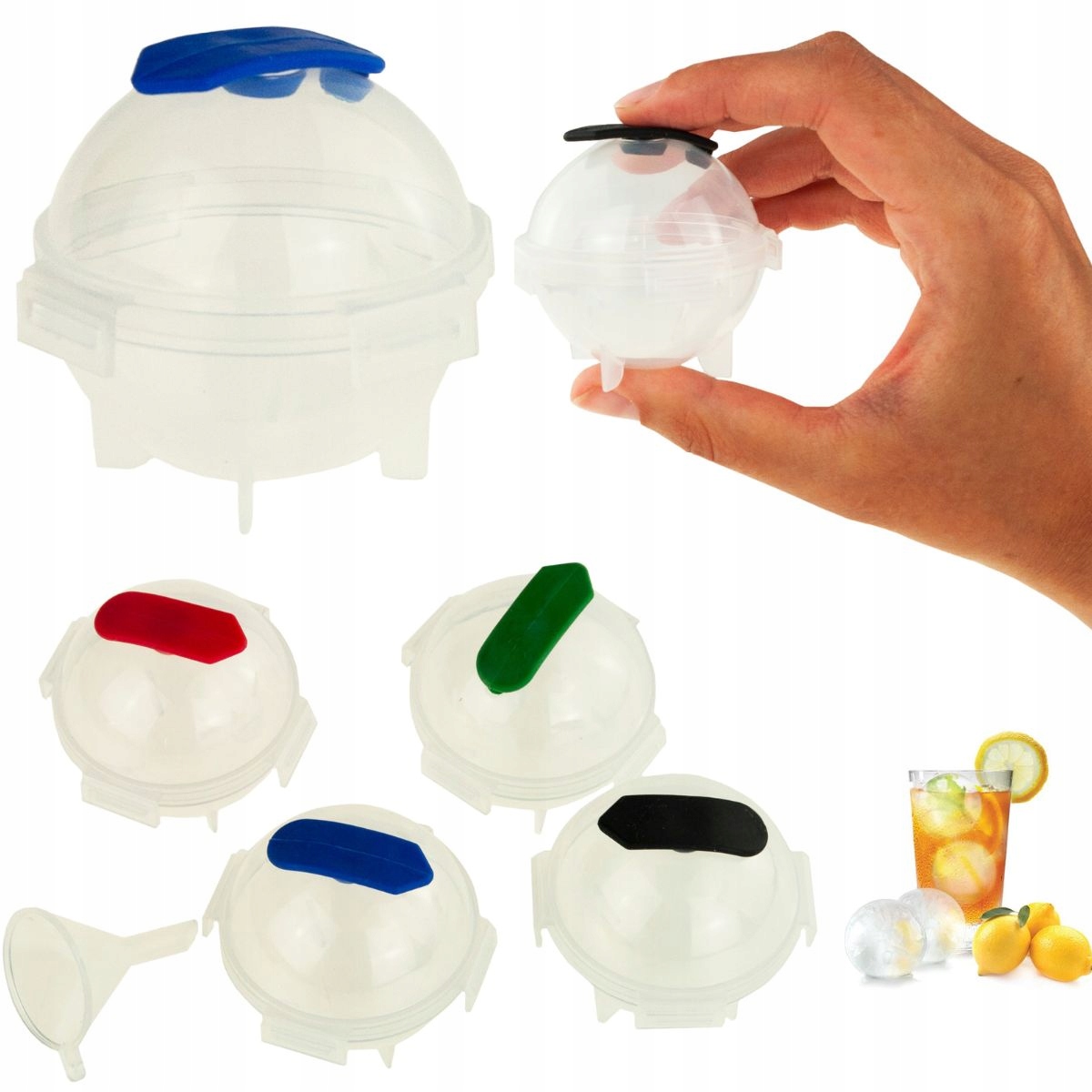 

Foremka Forma Do Kostek Lodu Silikonowa Kule XXL