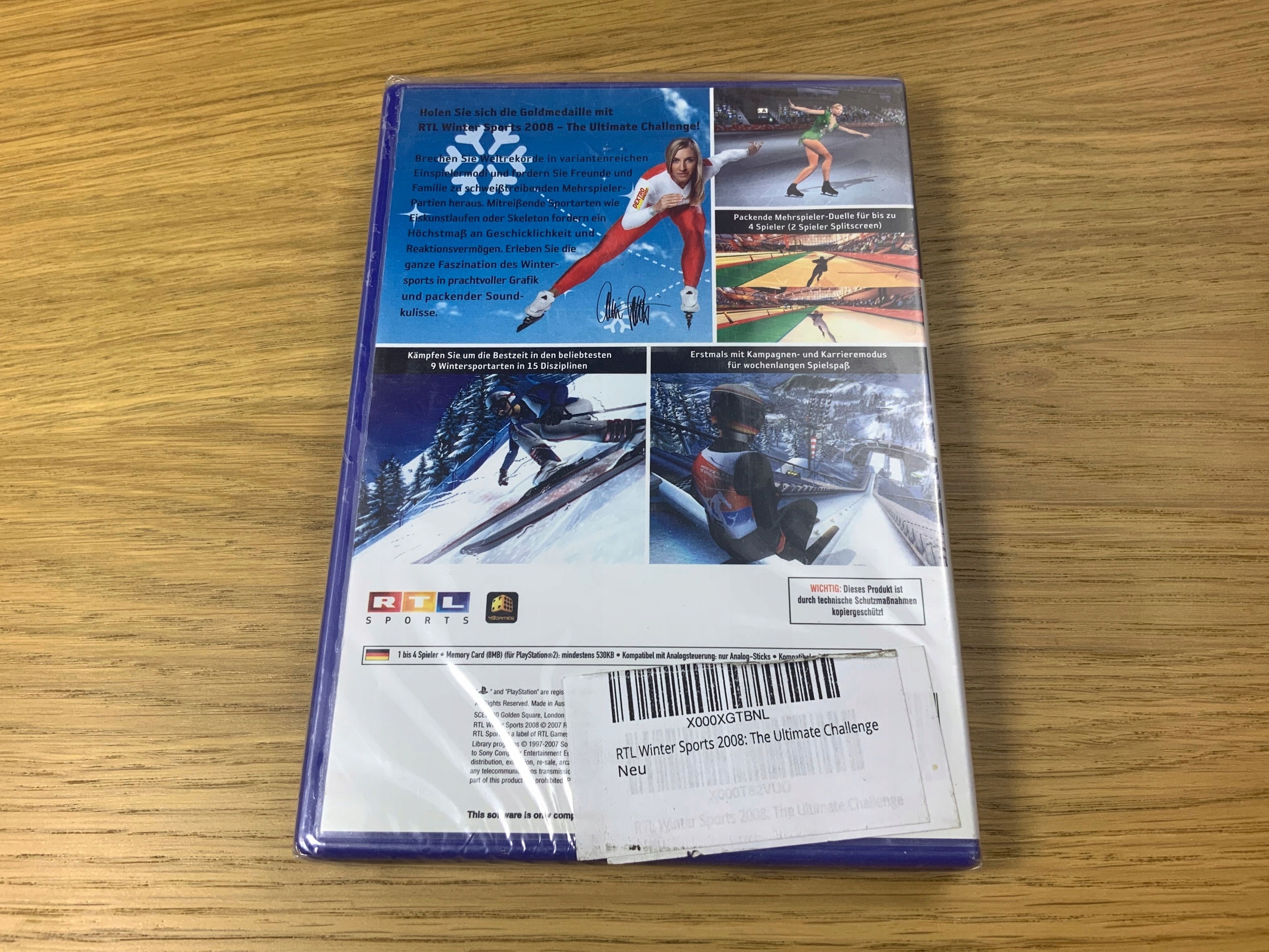 WINTER SPORTS 2008 folia PS2 EAN (GTIN) 5060015534193