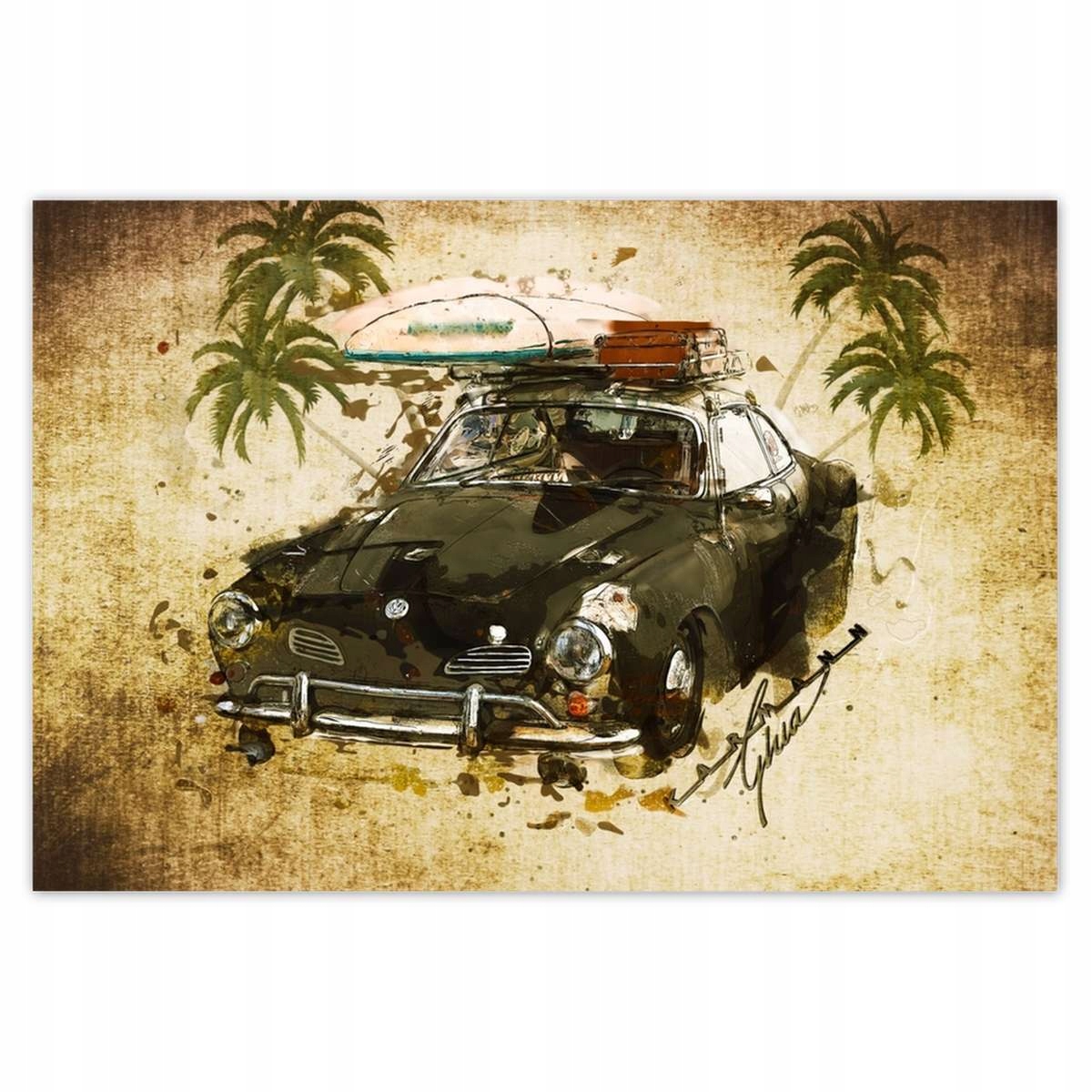 Plakáty 200x135 Volkswagen Karmann Ghia