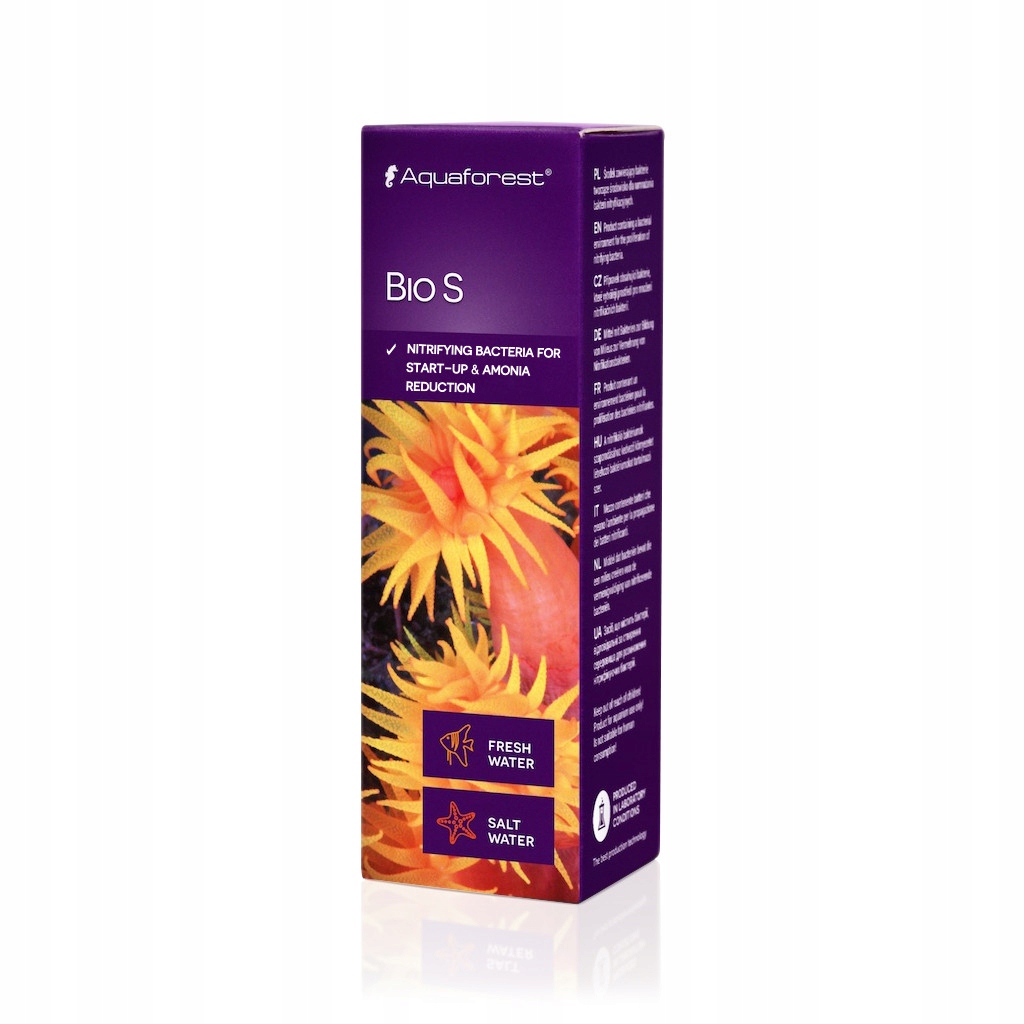 Aquaforest Bio S 50 ML Startovací Bakterie Pro Mořské Akvárium Biologie