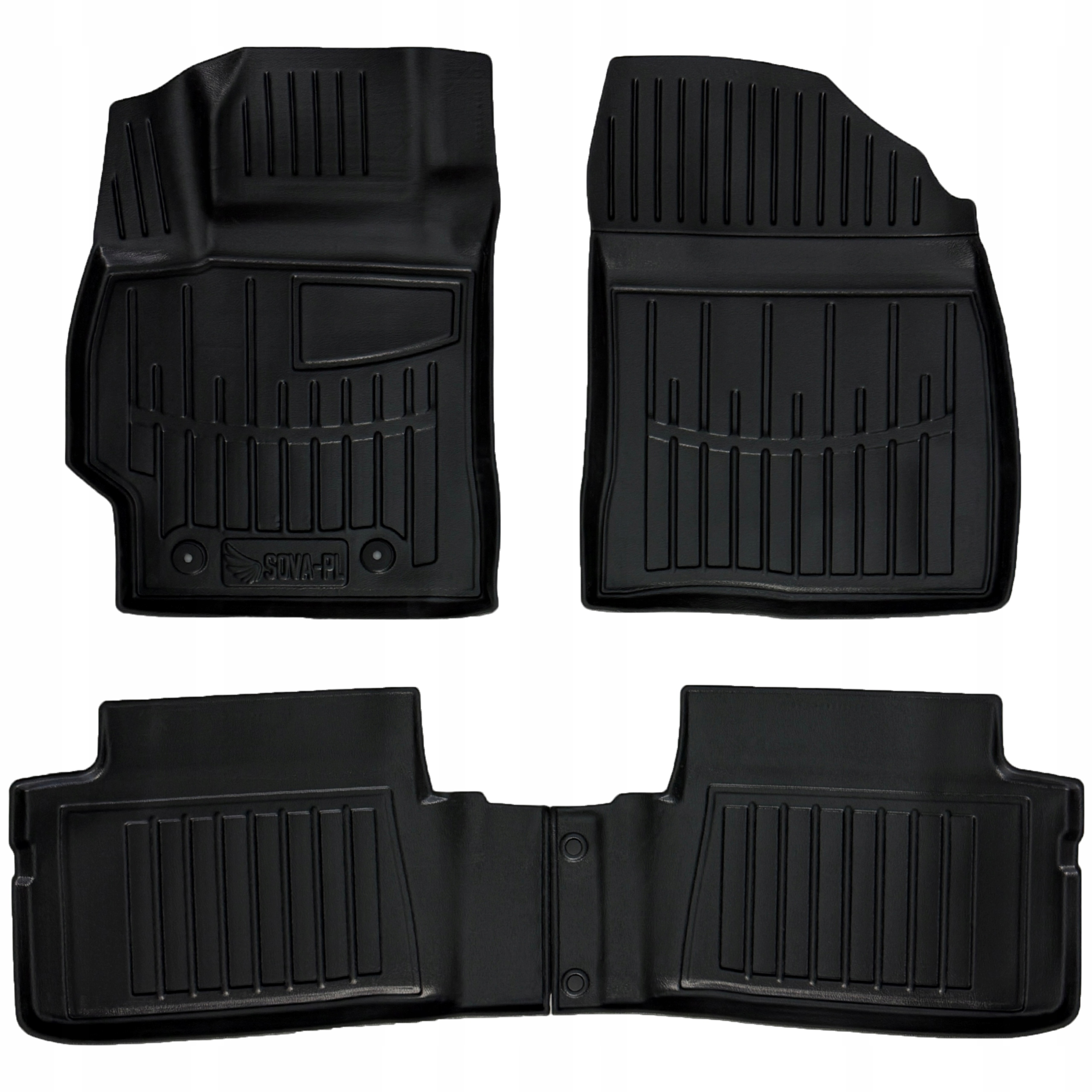 Dywaniki gumowe 3D do Toyota Auris I E150 (2006-2012)