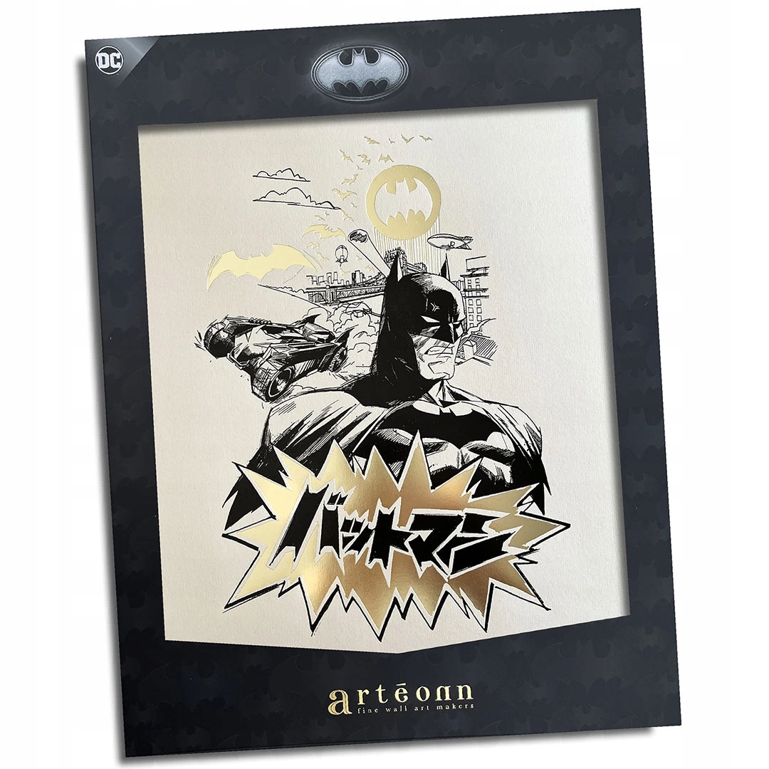 Sběratelský plakát Batman Core zlatý, Batman