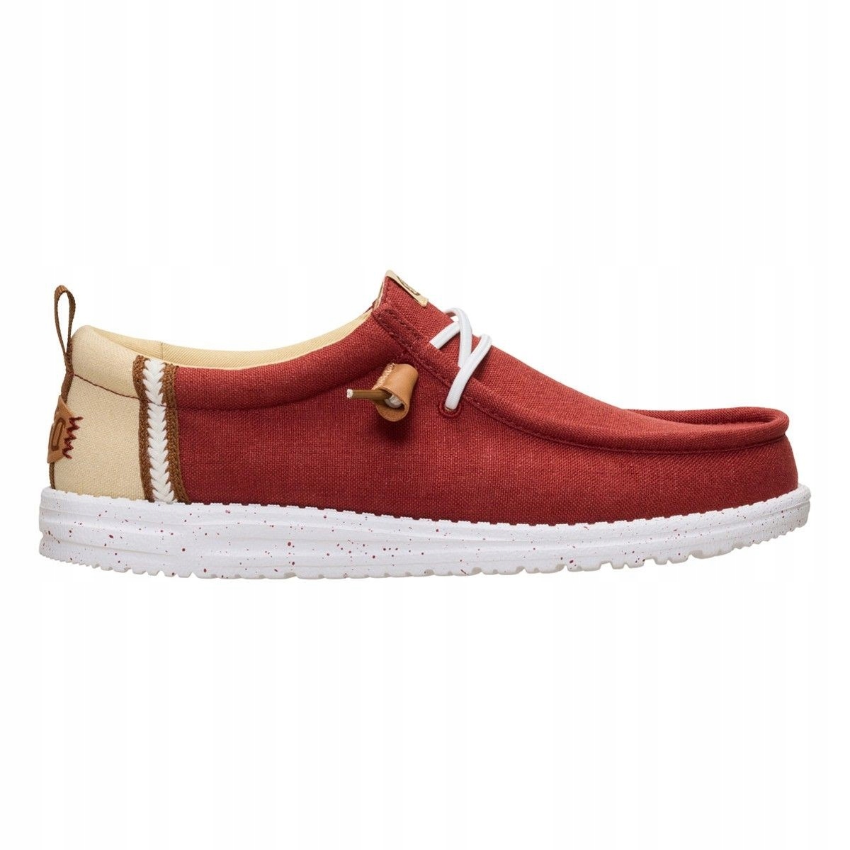 Pánské boty Hey Dude Wally Summer Linen 43086-7BI vel. 40 Červená