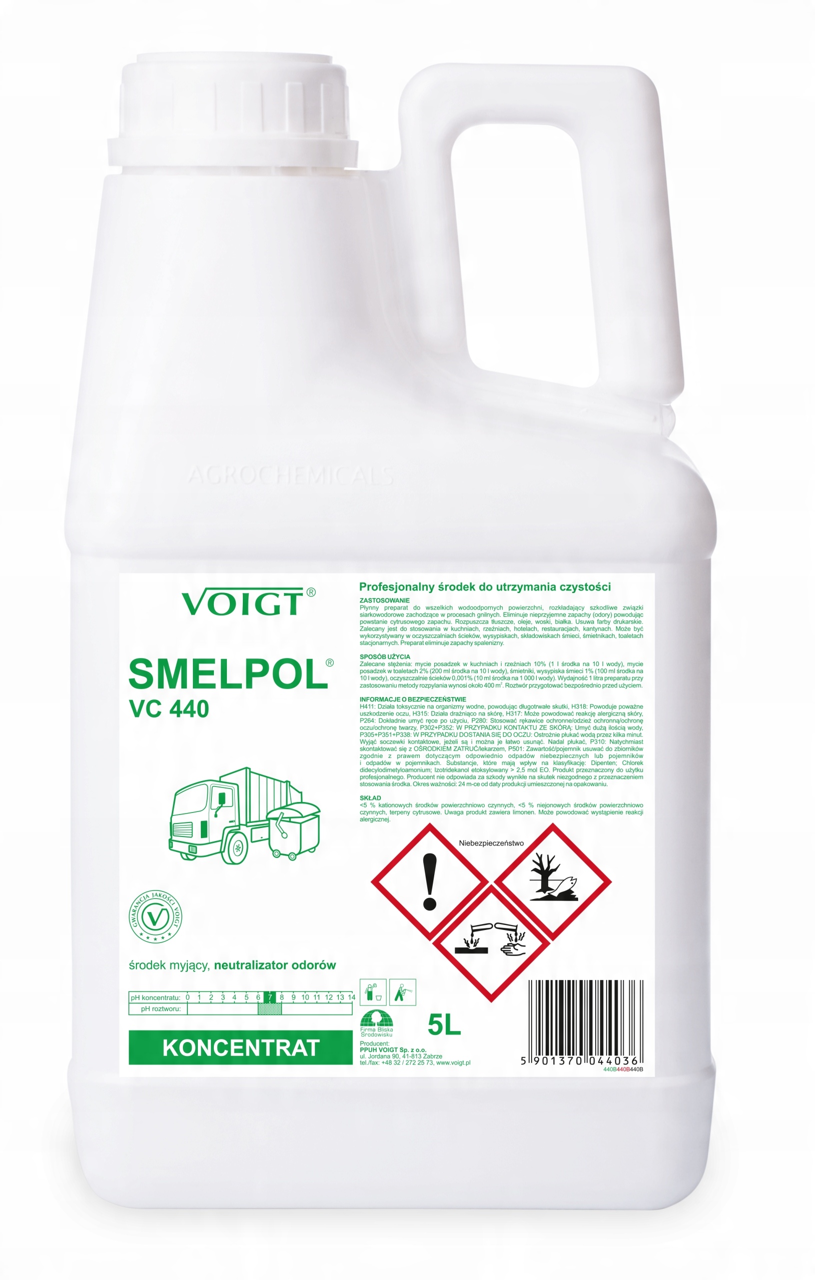 

Voigt Smelpol VC 440 neutralizator zapachów 5 L