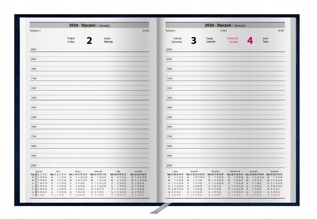 KALENDARZ 2026 A5 MARS