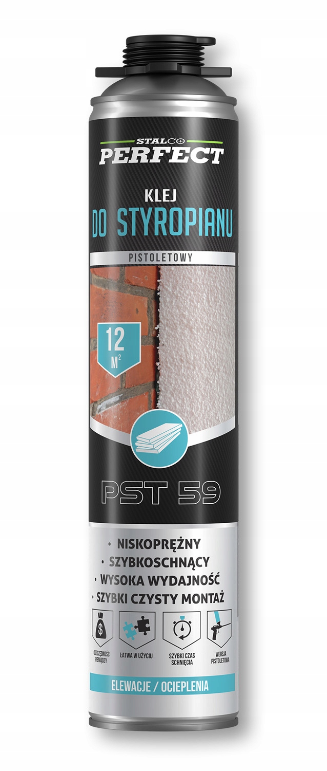 

Klej do styropianu pistoletowy 750 ml Stalco