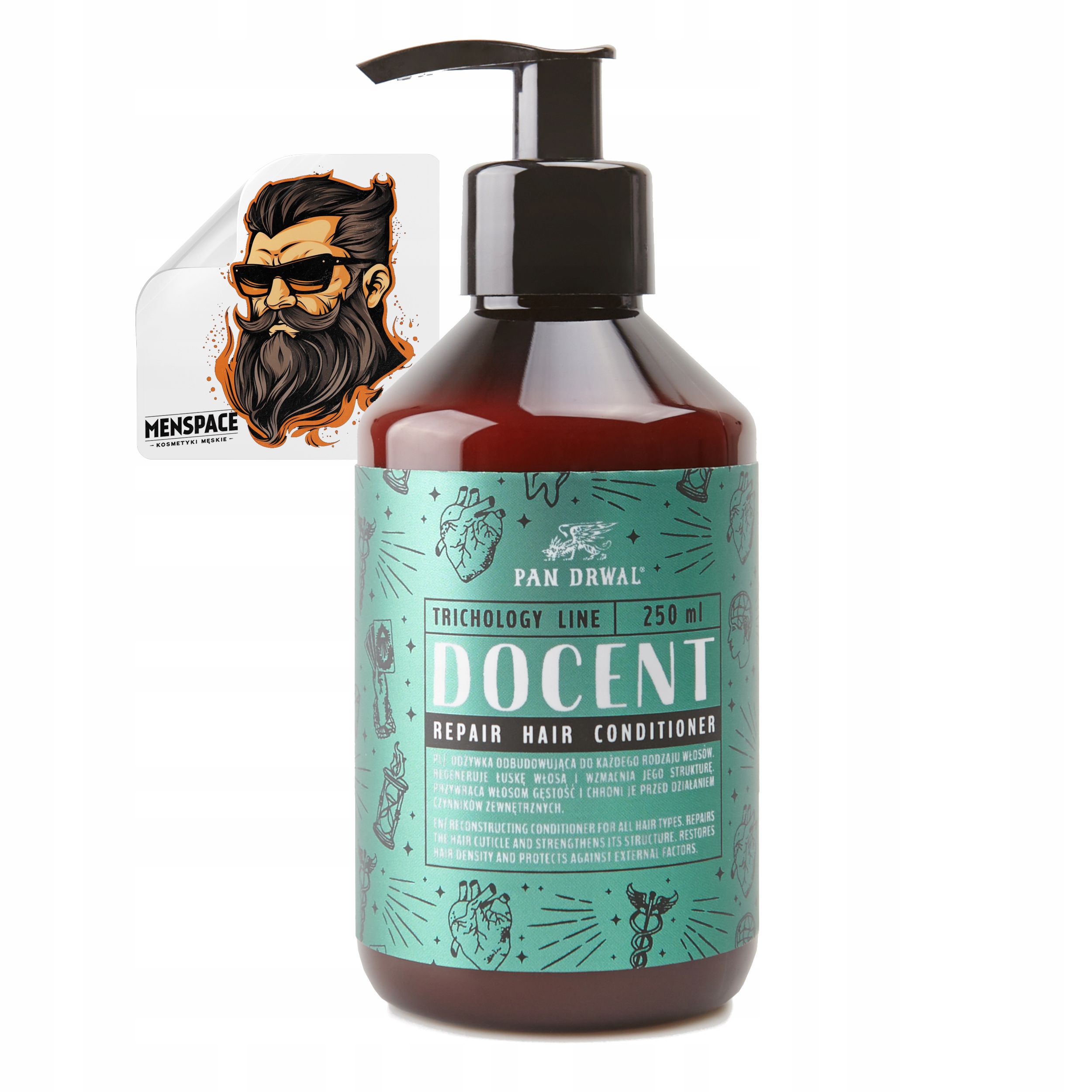 Pan Drwal Docent Regenerační posilující kondicionér na vlasy 250 ml