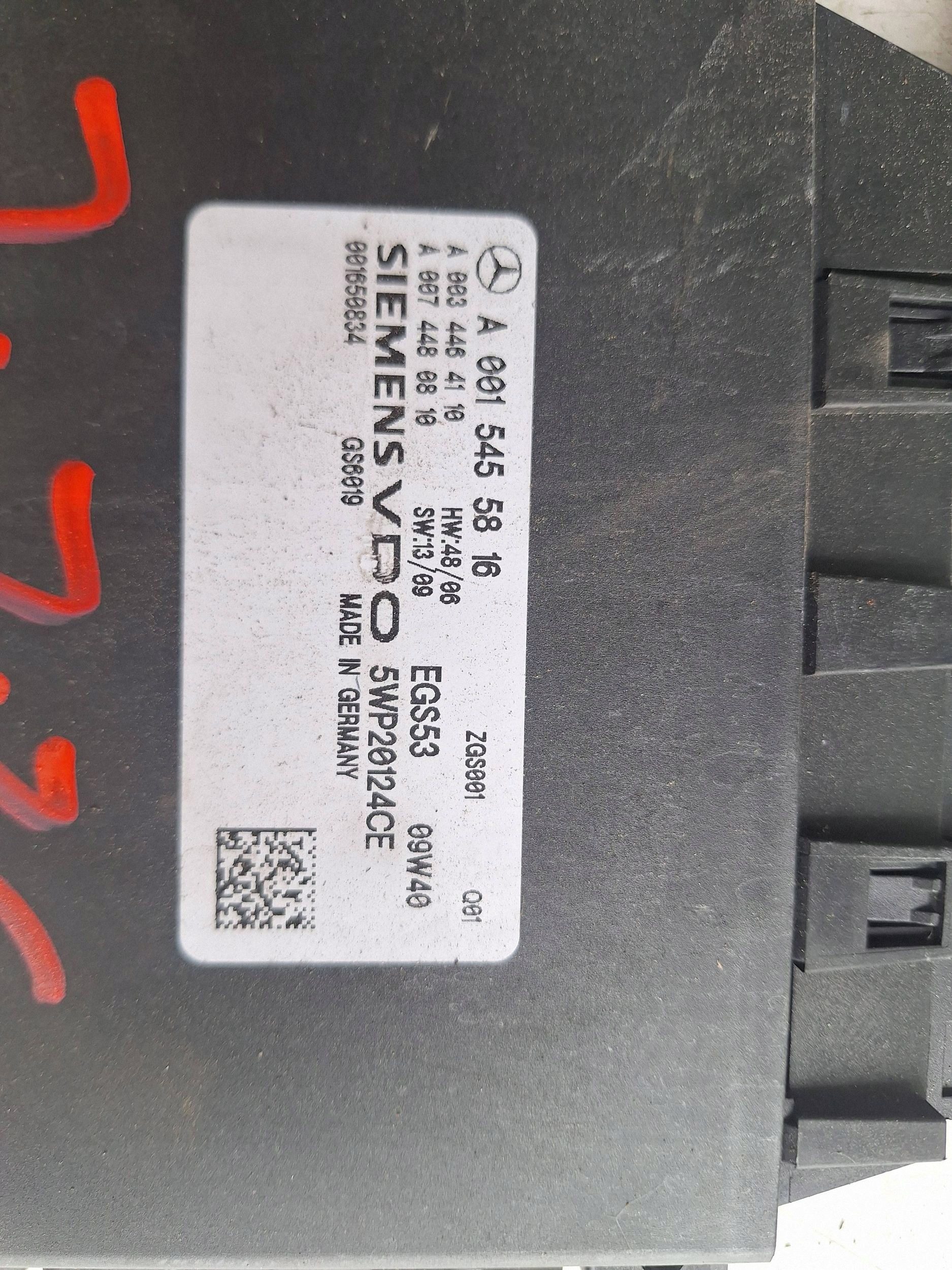 MERCEDES computer modulo cambio ingranaggi A0015455816 SIEMENS