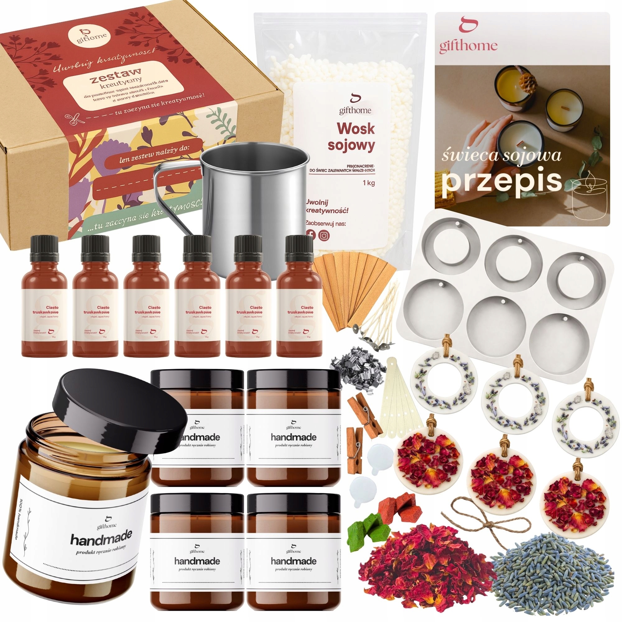 Kreativní sada pro výrobu voskových svíček a tabulí 2v1 Diy jako dárek