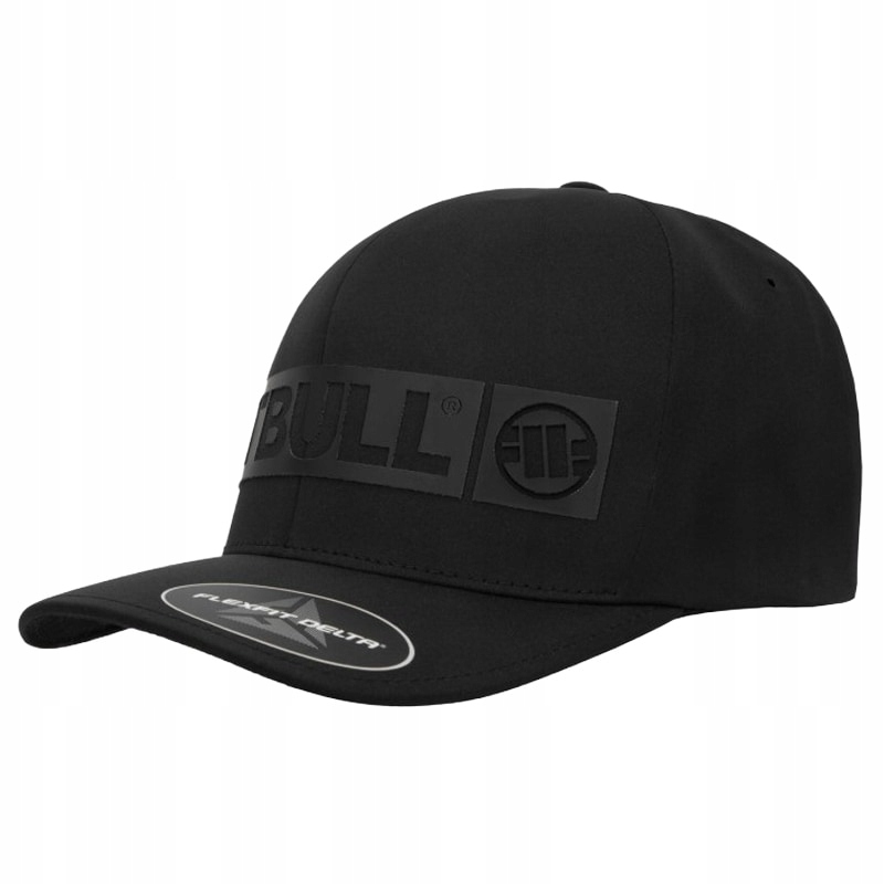 Czapka z daszkiem bejsbolówka Pitbull Full Cap Stretch Hilltop Black S/m