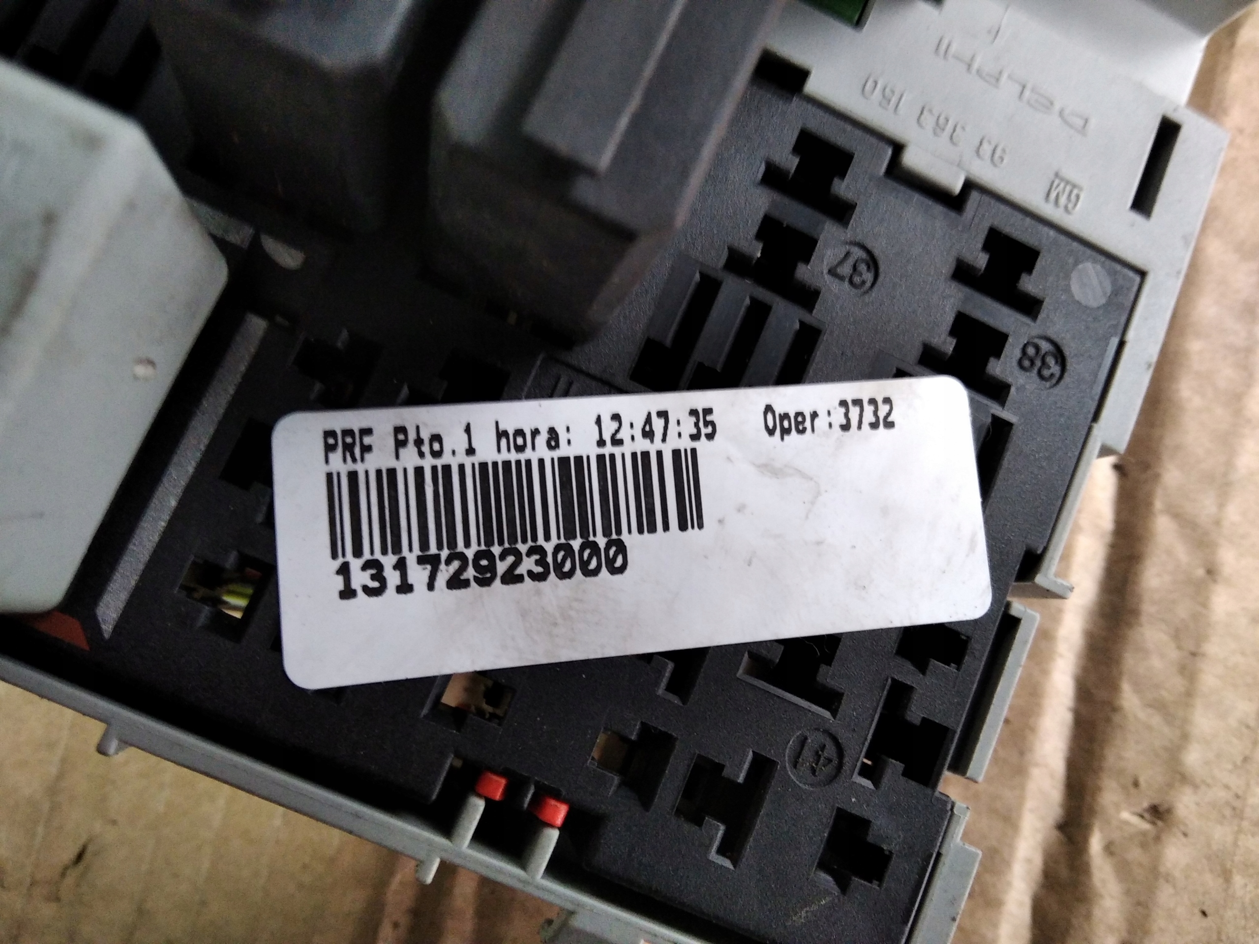 Module fusibles OPEL MERIVA A 13172923000