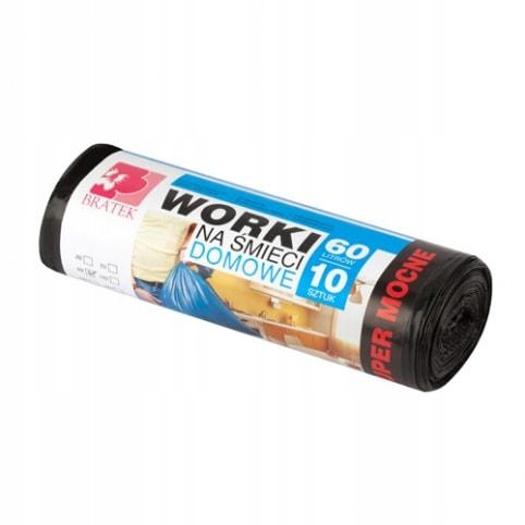 

Worki Na Śmieci Domowe 60L 10 Szt