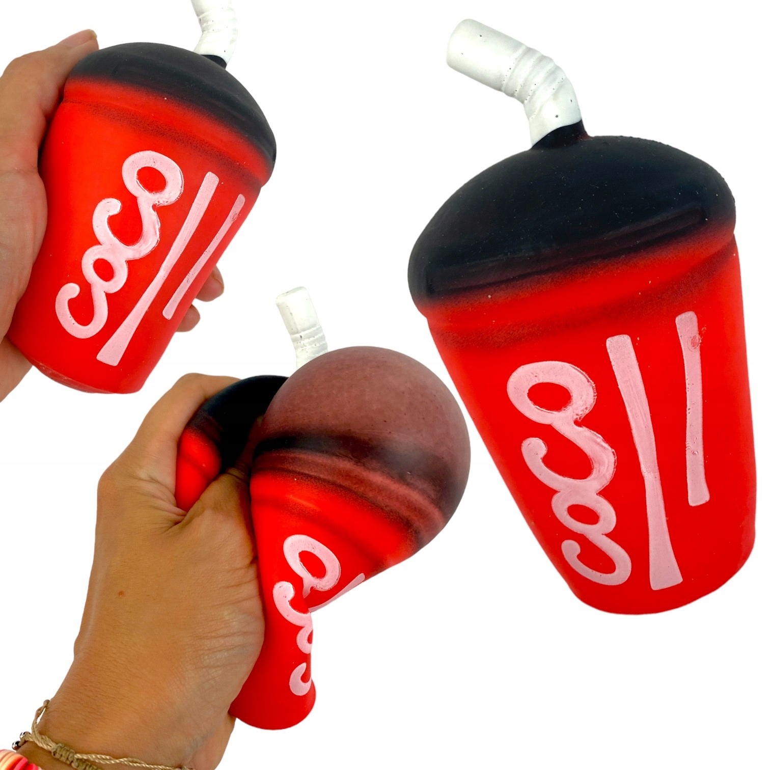 GNIOTEK PIANKA SENSORYCZNA drink kubek ANTYSTRESOWY FIDGET