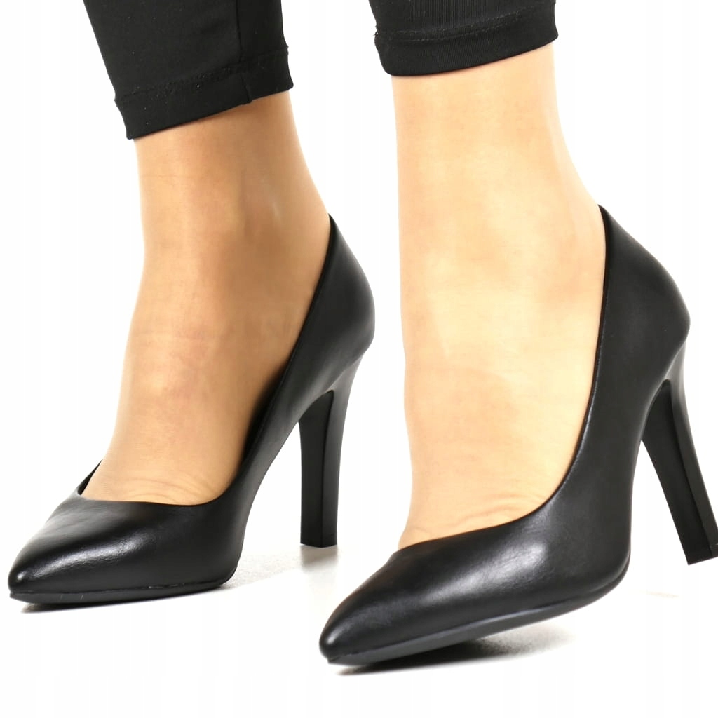 Černé Klasické Lodičky Na Podpatku Sergio, Pohodlné, Elegantní Matné