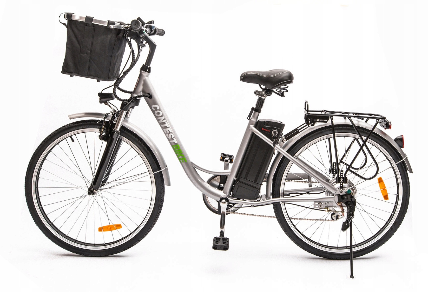 Rower elektryczny CB2 LitJon manetka Mocna bateria Kod producenta Contestbike