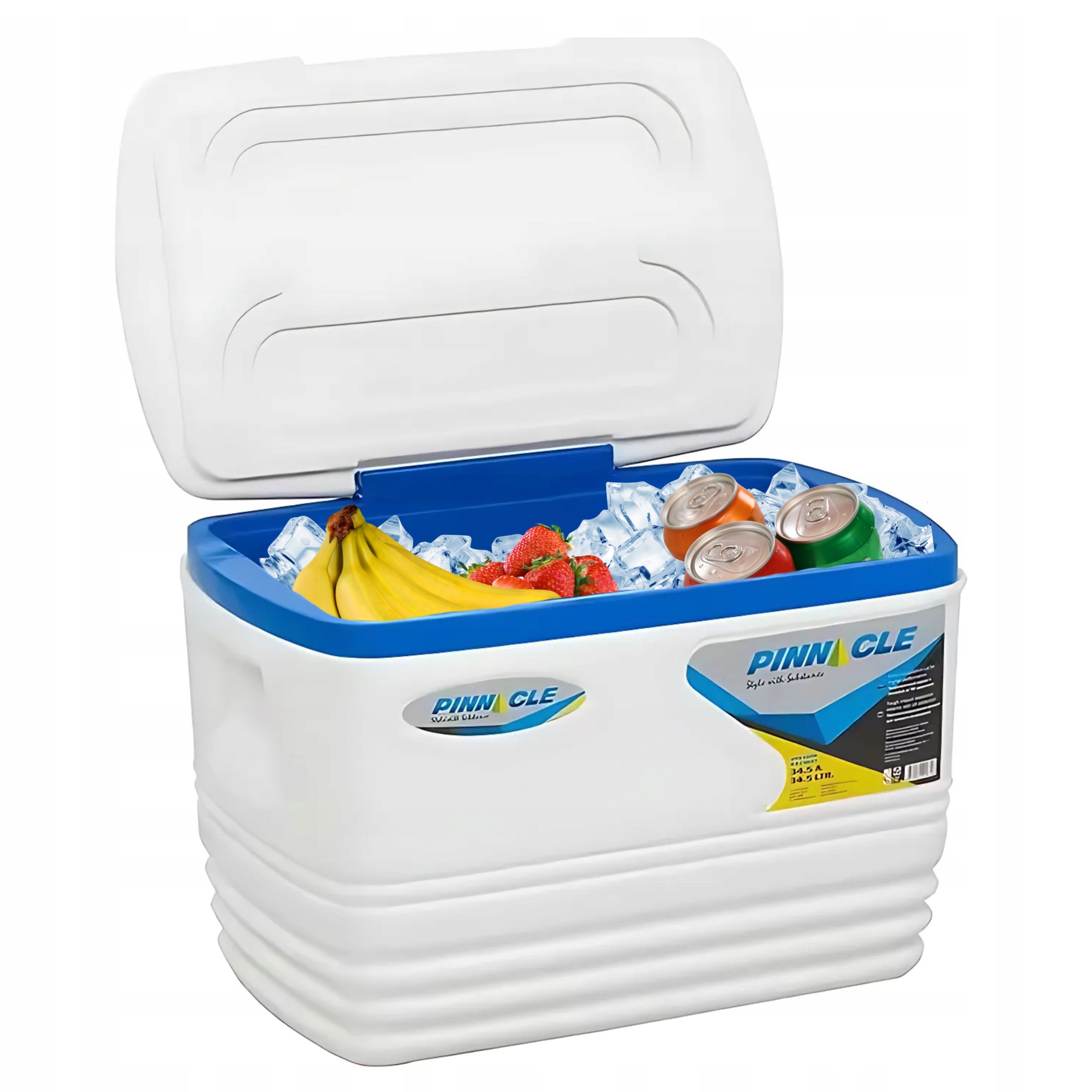 Turistická lednička na mrazicí vložky do auta 34,5L Bílá Pinnacle Voyager