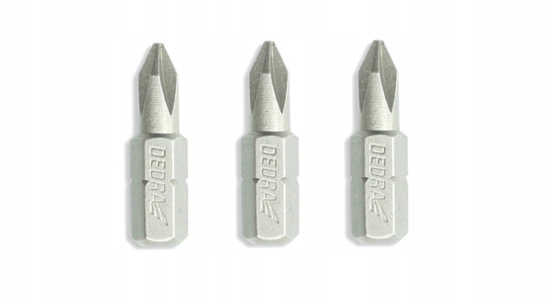 

Dedra Końcówki wkrętakowe Phillips PH3x25mm 3szt