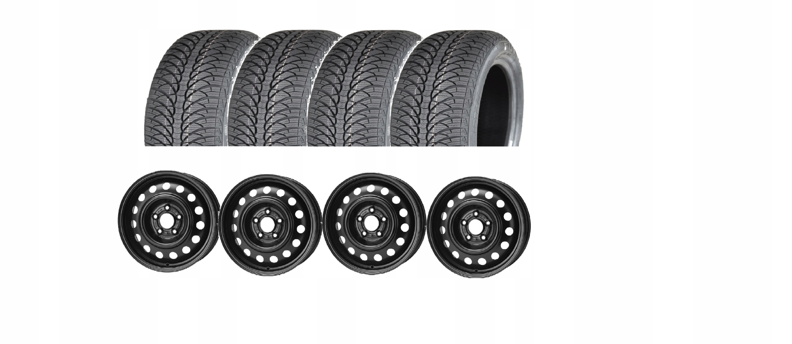 NOWE KOŁA ZIMA AUDI A3 205/55R16 FULDA Rodzaj felg Stalowe