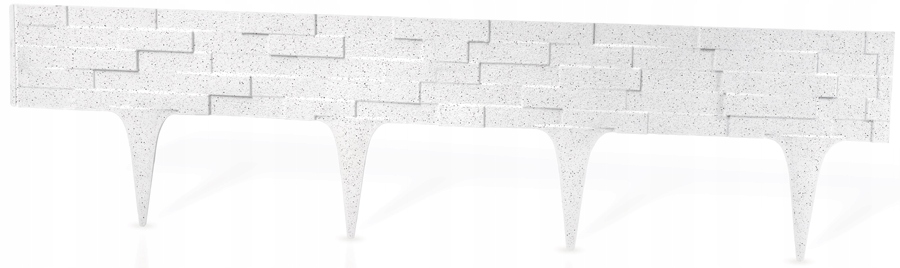 

Palisada obrzeże ogrodowe białe z marmurkiem 79 cm