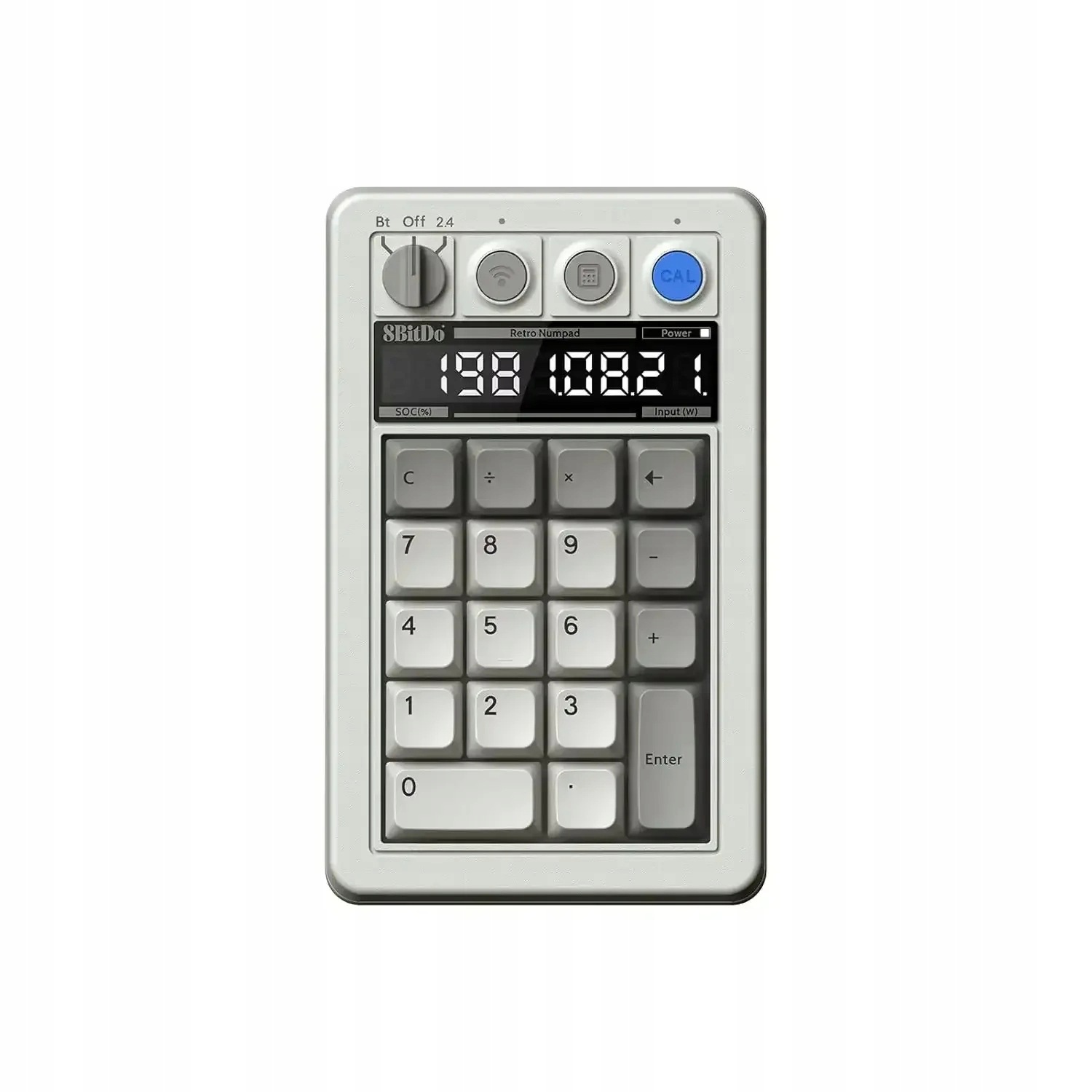 Bezdrátová numerická klávesnice Retro Numpad s kalkulačkou 8BitDo