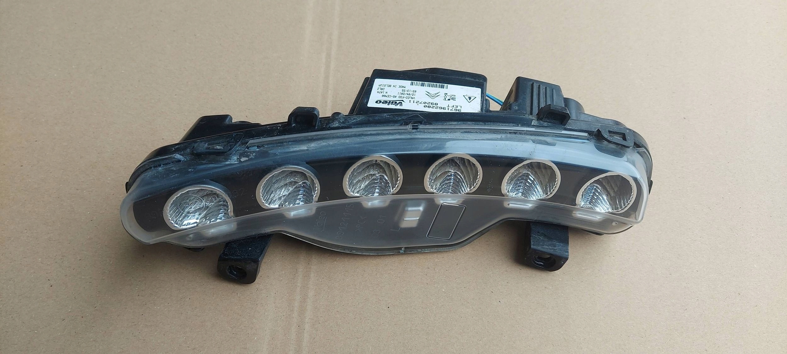 light DO running daytime LED DRL left CITROEN DS3 9671962280