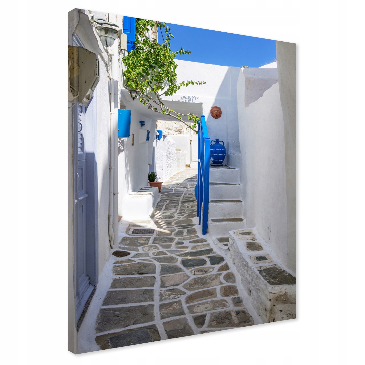 

Obraz na płótnie uliczka Santorini 50x70