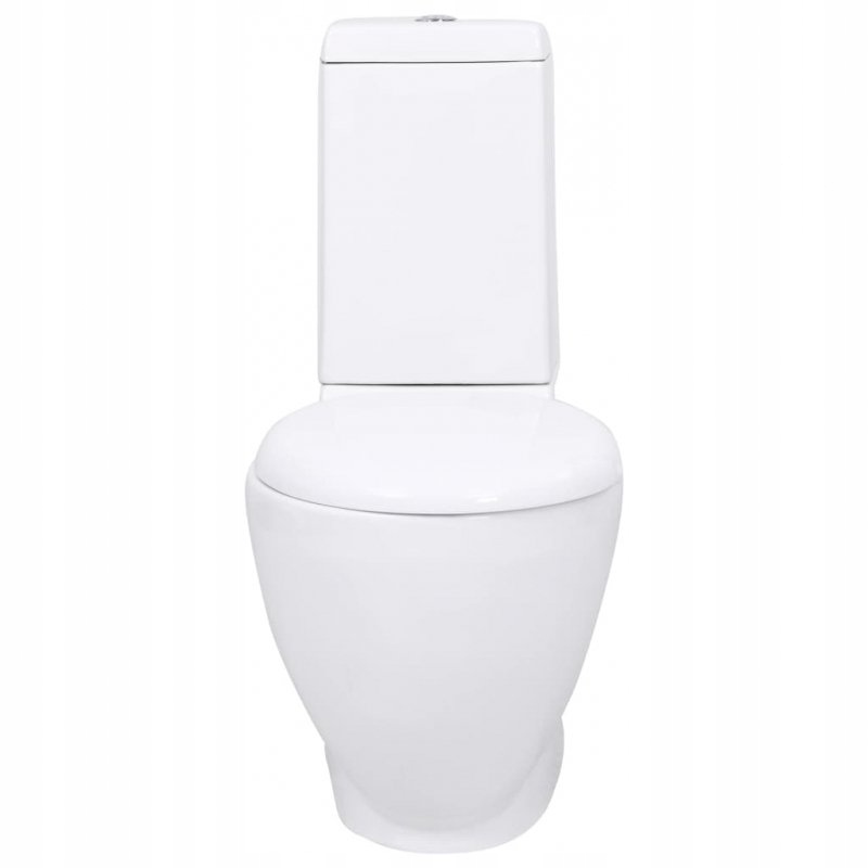 MUSZLA WC TOALETA MISA BIAŁA CERAMICZNA +DESKA WO