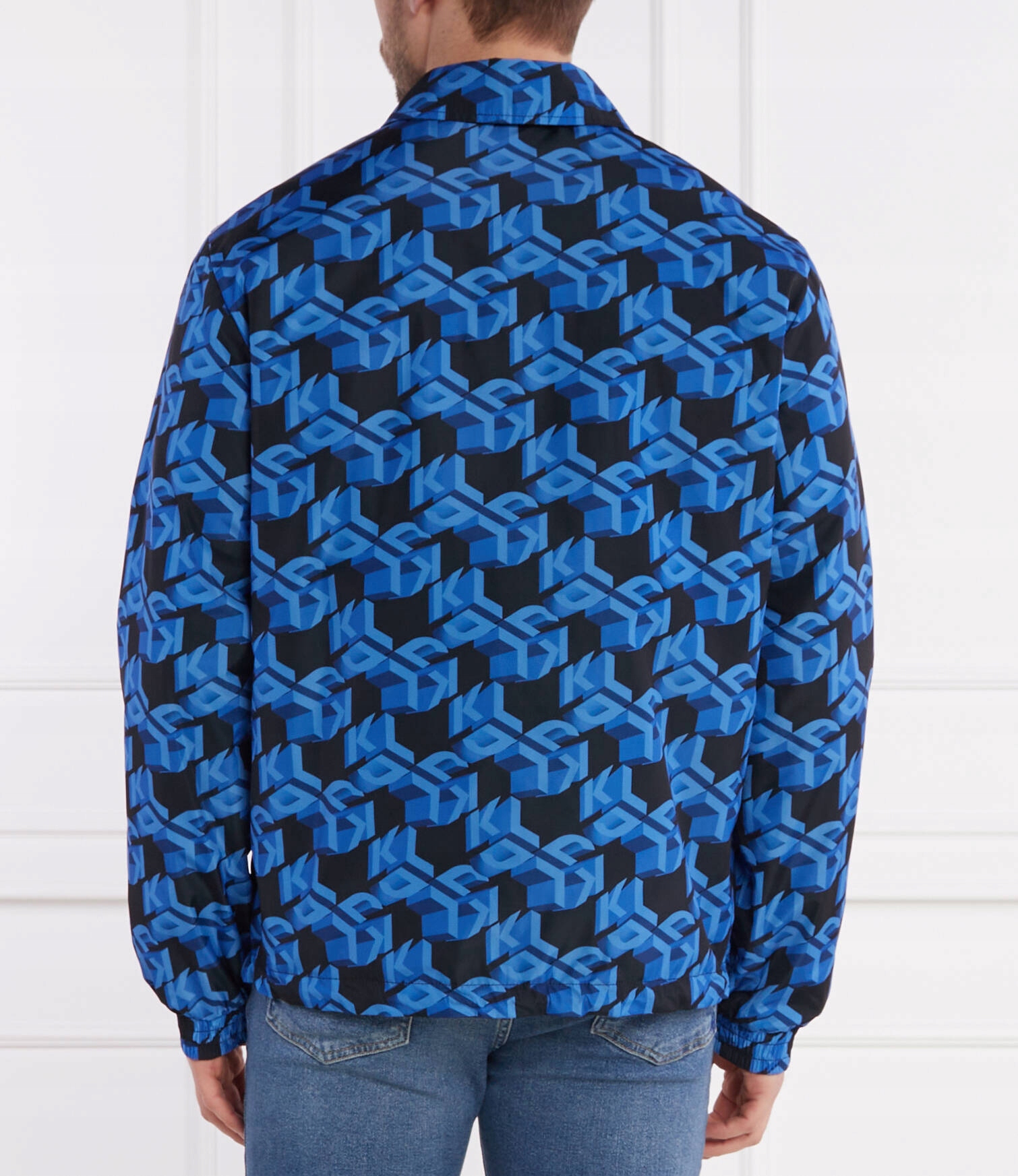 Oboustranná bunda Karl Lagerfeld monogram 241D1503 vel. M