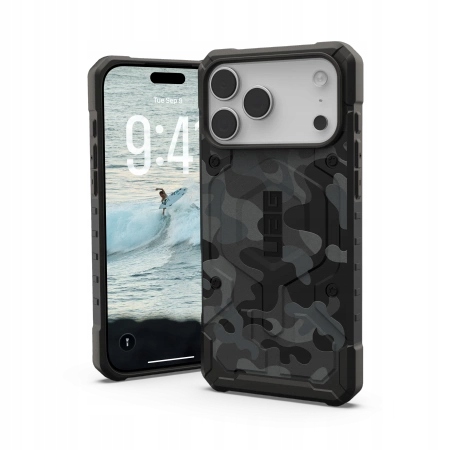 Pouzdro Uag Pathfinder MagSafe pro iPhone 17 Pro Max černo-šedé