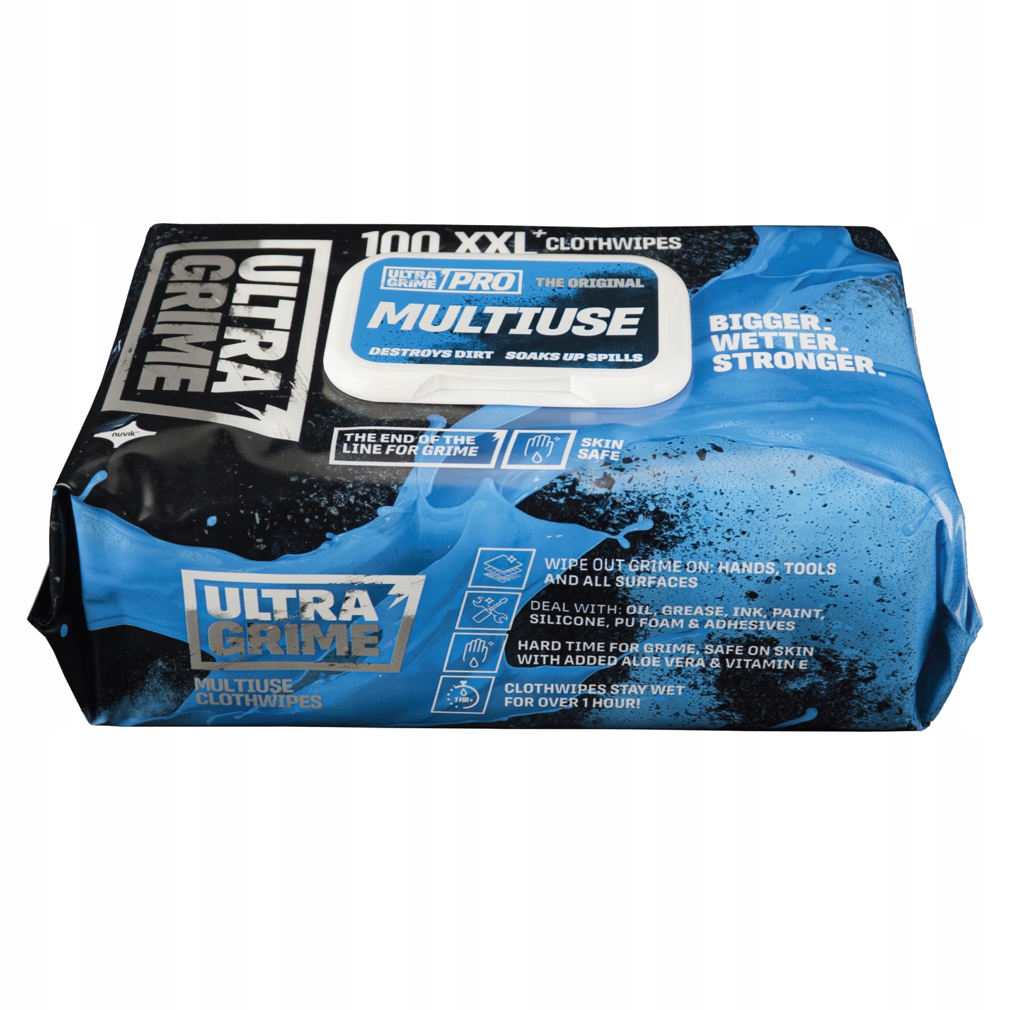 UltraGrime Ubrousky pro odstraňování tuku z barvy a inkoustu 100 ks