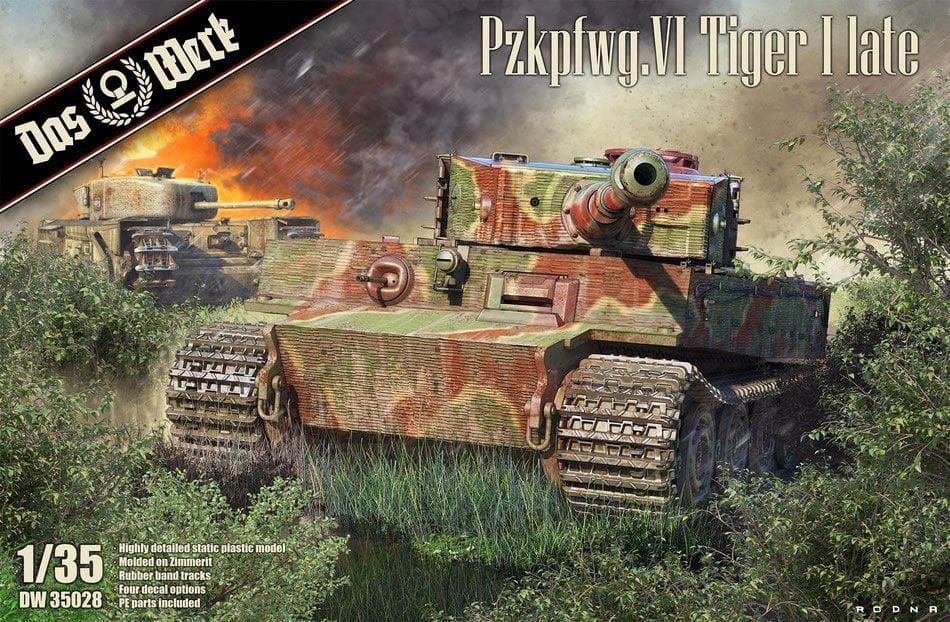 PzKpfwg.VI Tiger I pozdě 1:35 Das Werk 35028
