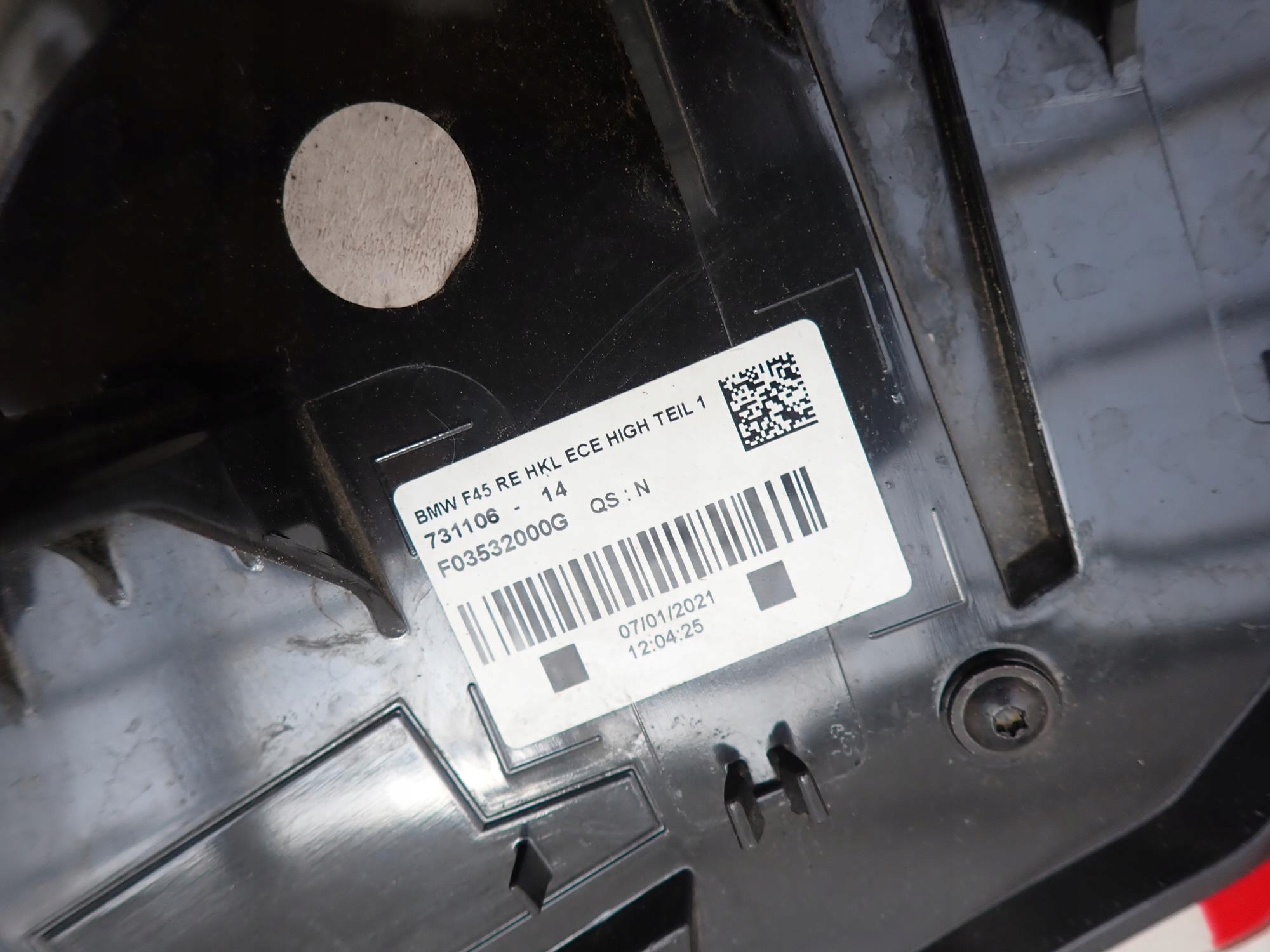 BMW 2 F45 ACTIVE TOURER 14-22 light rear part rear right