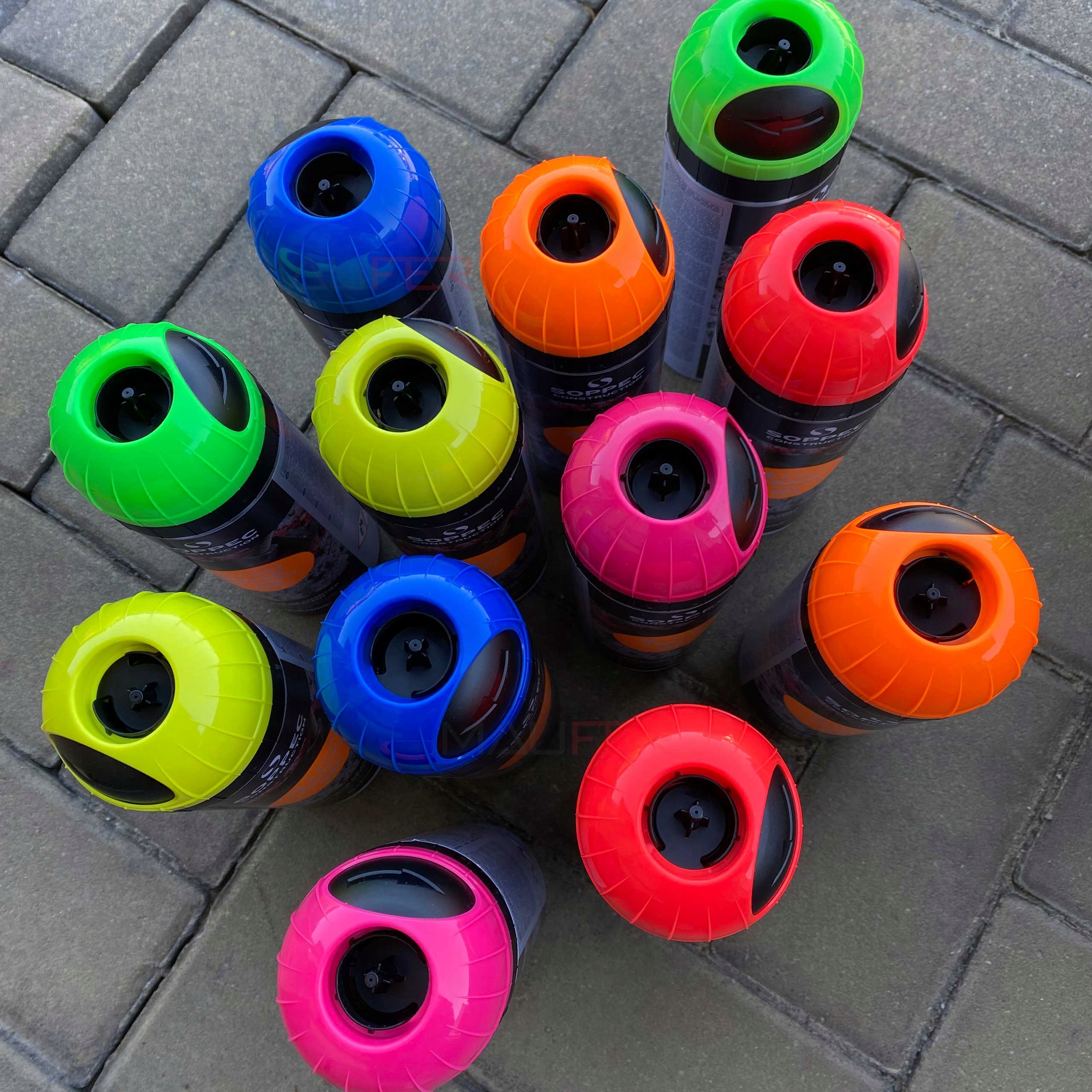 FARBA GEODEZYJNA SOPPEC TRACK MARKER ZIELONA 1 SZT Kolor fluorescencyjny