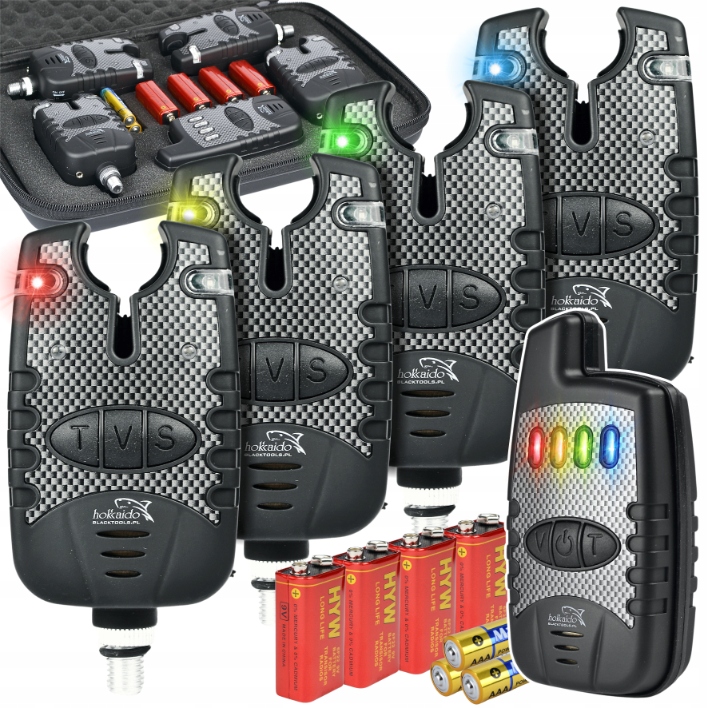 4+1 Elektronický Signalizátor Záběru S Centrálou A Senzorem Soumraku Hokk.