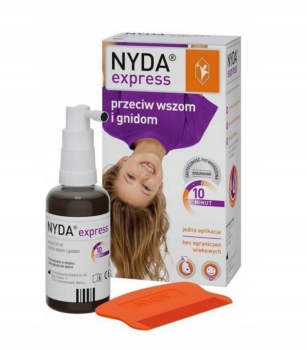 

Nyda Express przeciw Wszom I Gnidom aerozol spray