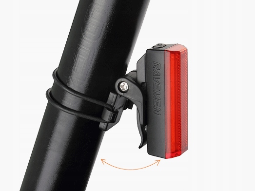 Lampa Tylna Ravemen TR20 COB LED 20lumenów czarna bardzo lekka tylko 15g Rodzaj tylne