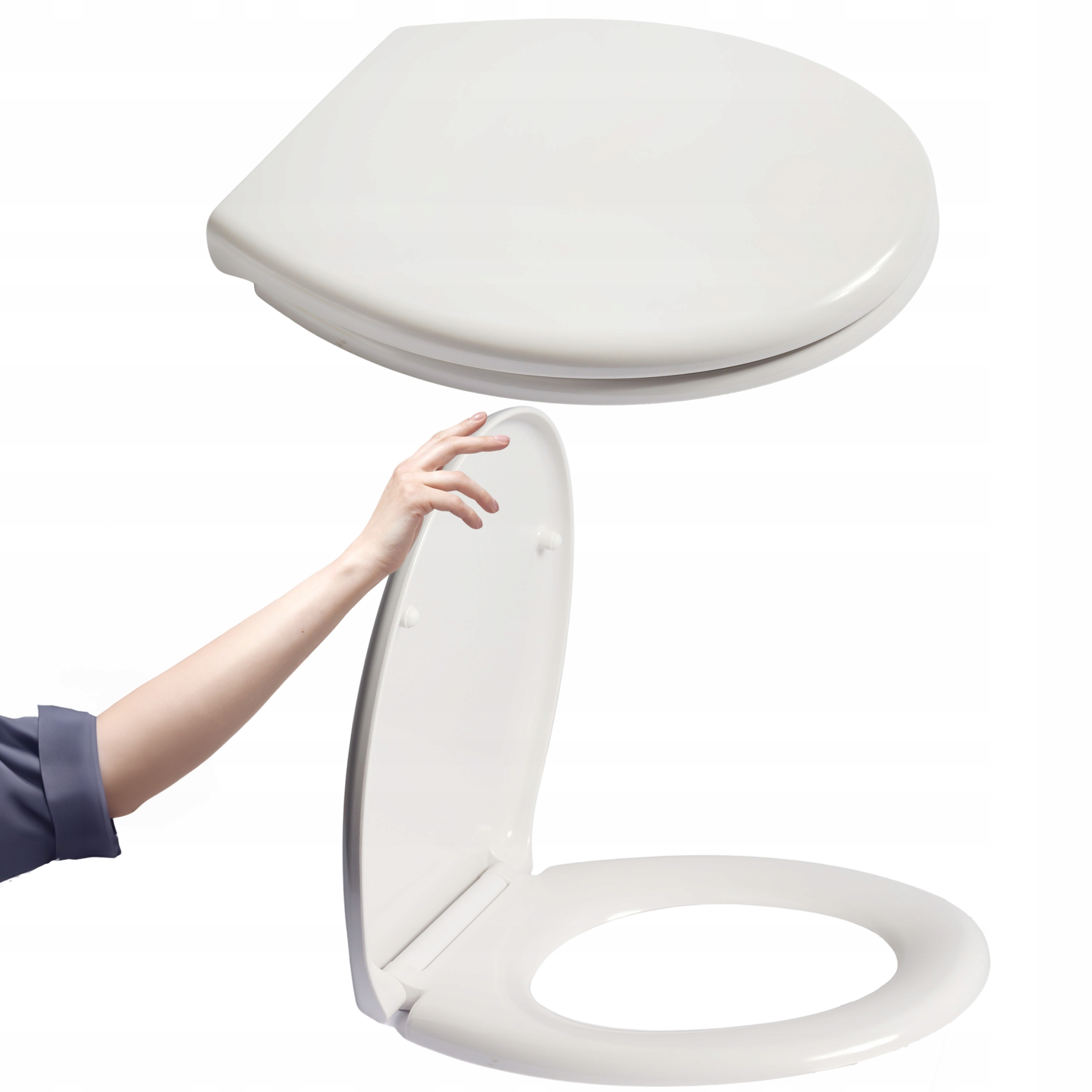 Wc Sedátko S Pomalým Sklápěním, Univerzální Cersanit, Záchodová Odnímatelná Kolečka