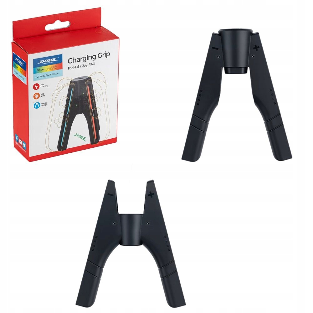 2x Uchwyt ładujący Grip Joy-Con 2 Nintendo Switch 2 Handgrip Ładowarka NS2