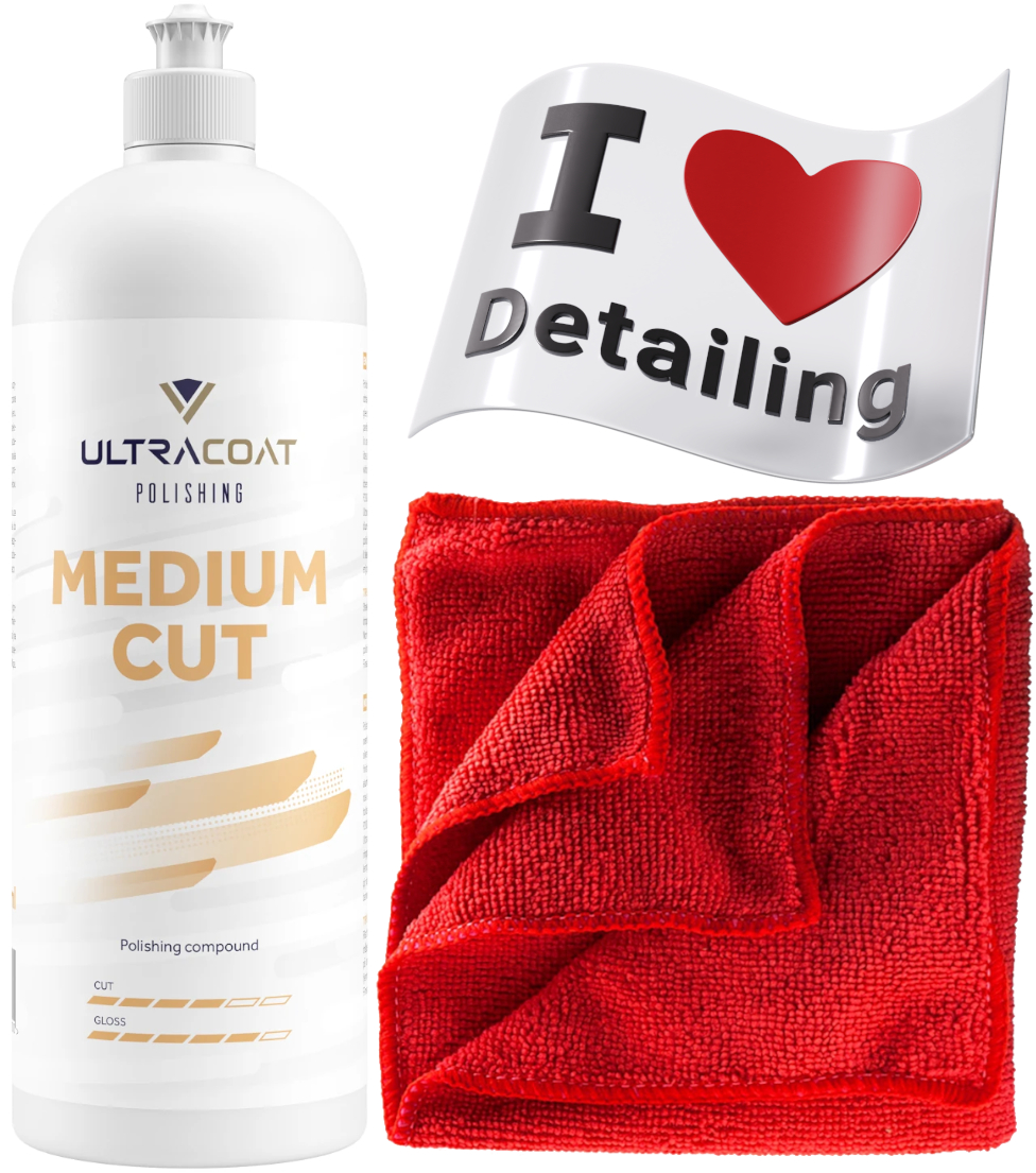 Ultracoat Medium Cut Stredná leštiaca pasta na lak 1L