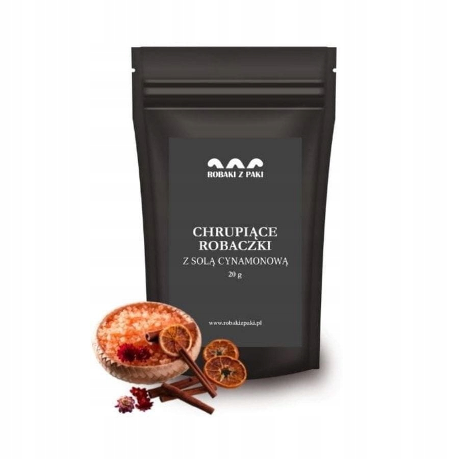 Levně 3x Robaki z paki Křupavé červy skořicová sůl larvy moučníku 20 g