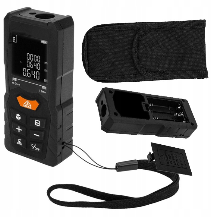 Neo Tools Dalmierz Laserowy Zasięg 80 Metrów IP54 Pokrowiec 75-208