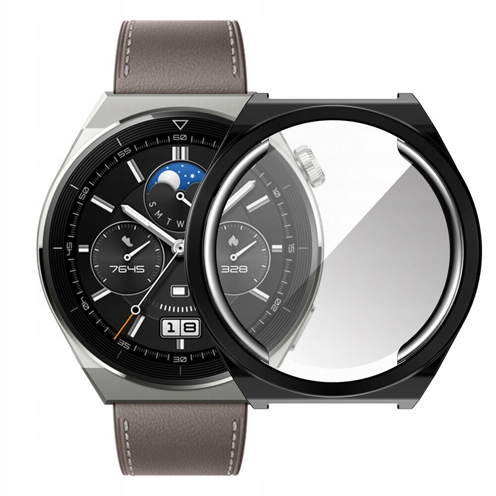 ETUI SILIKON DO HUAWEI WATCH GT3 PRO 46mm CZARNE EAN (GTIN) 5903855308732