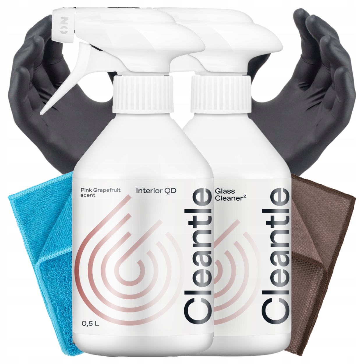 Cleantle Interior Qd Glass Cleaner Zestaw Kosmetyków Do Wnętrza Auta