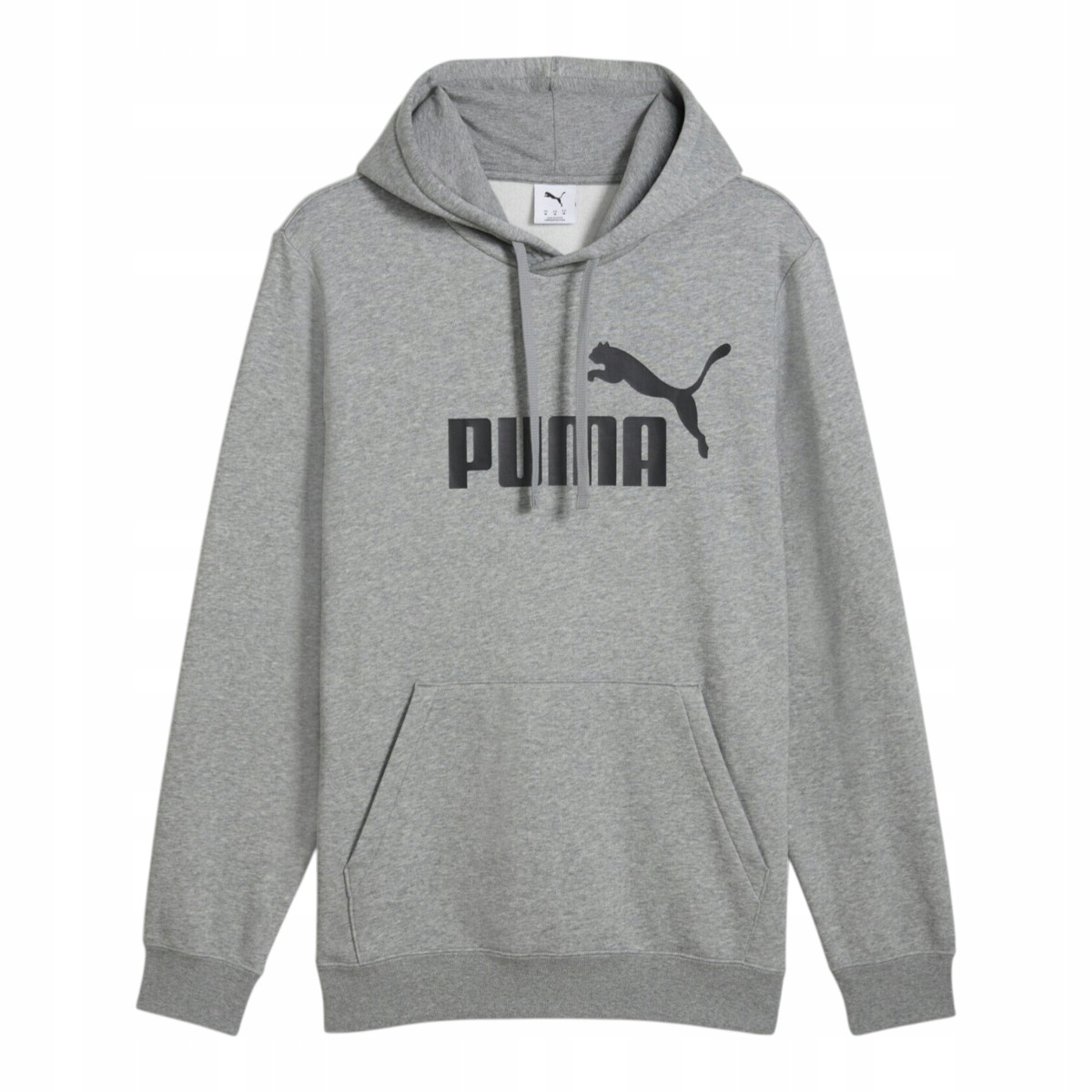 Puma Pánská Mikina S Kapucí Ess No. 1 Logo Hoodie Šedá r.XL