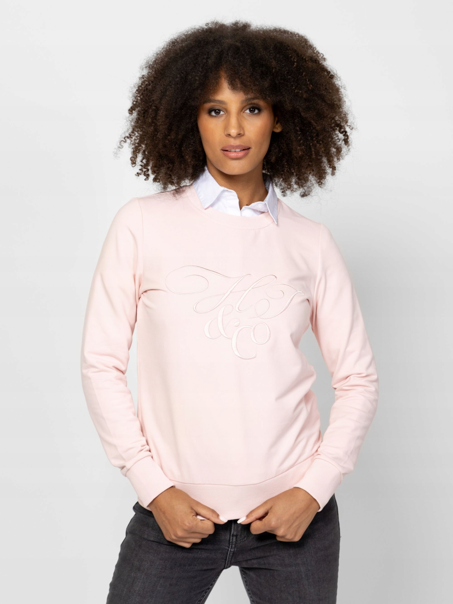 Heavy Tools Dámská Tepláková Mikina DAMEW25 Pale Bledě Růžová XXL