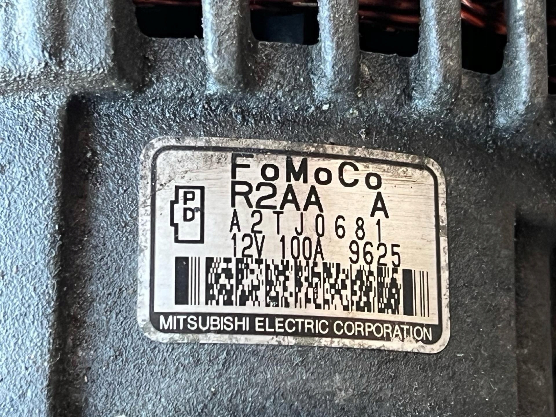 alternator Mazda 6 2 facelift GH 2009 A2TJ0681