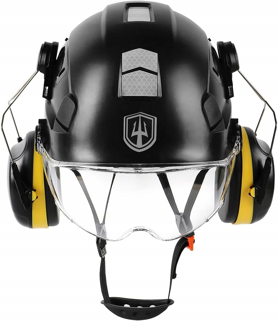 Green Devil Regulowany kask ochronny dla budowlańców, dla drwali Abs 3 w 1