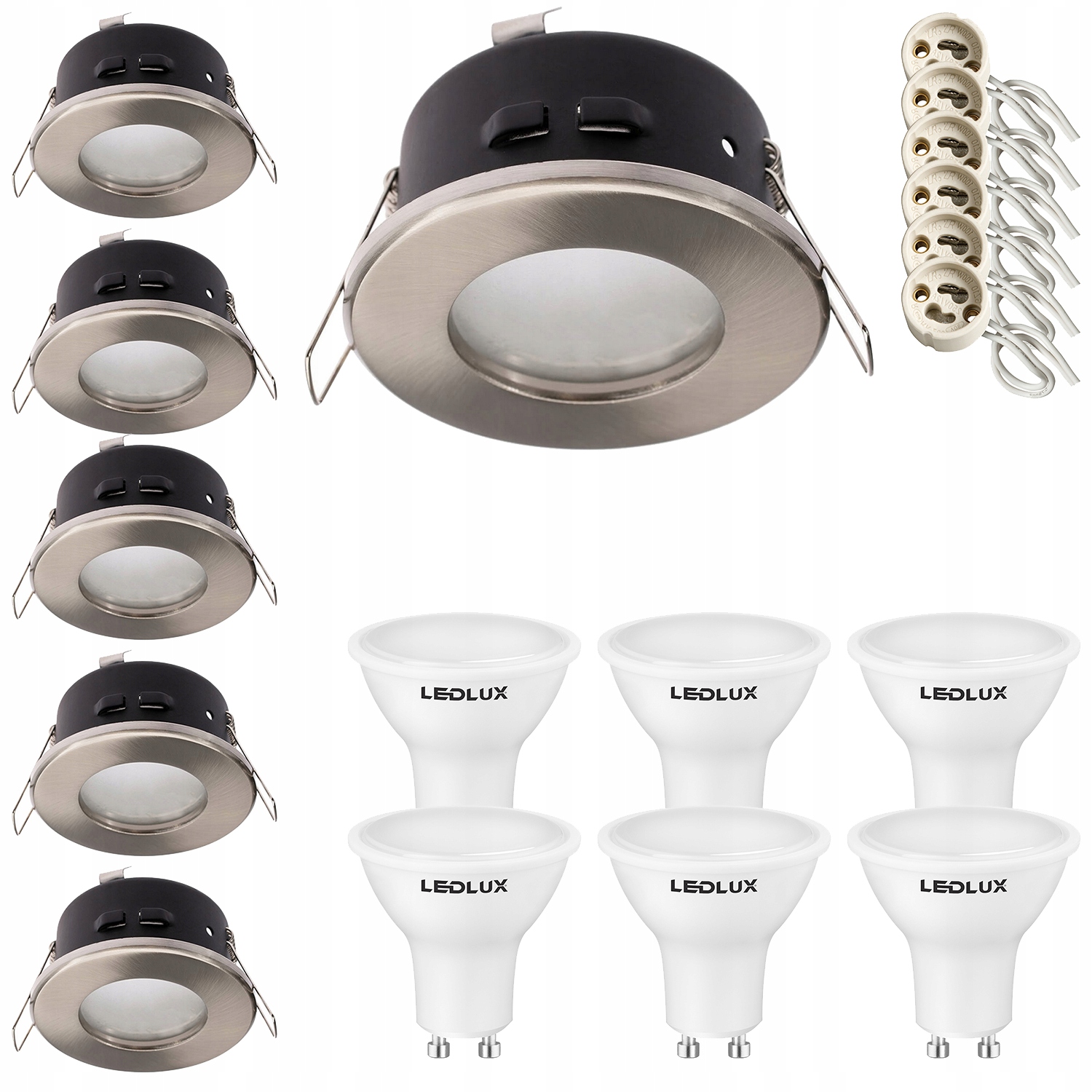 

6x Oprawa hermetyczna IP44 Led GU10 1,5W